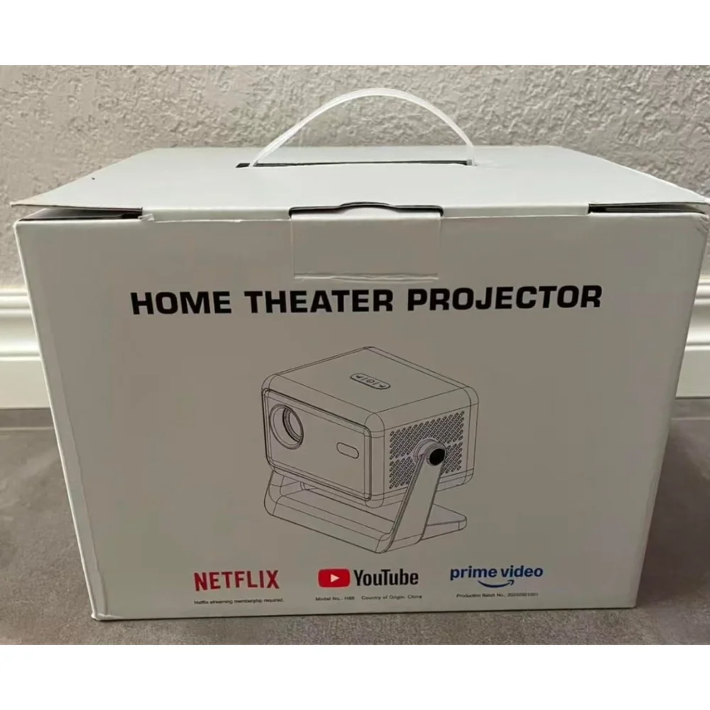 4K Smart Projector with WiFi and Bluetooth, Officially-Licensed App - Picture 6 of 8